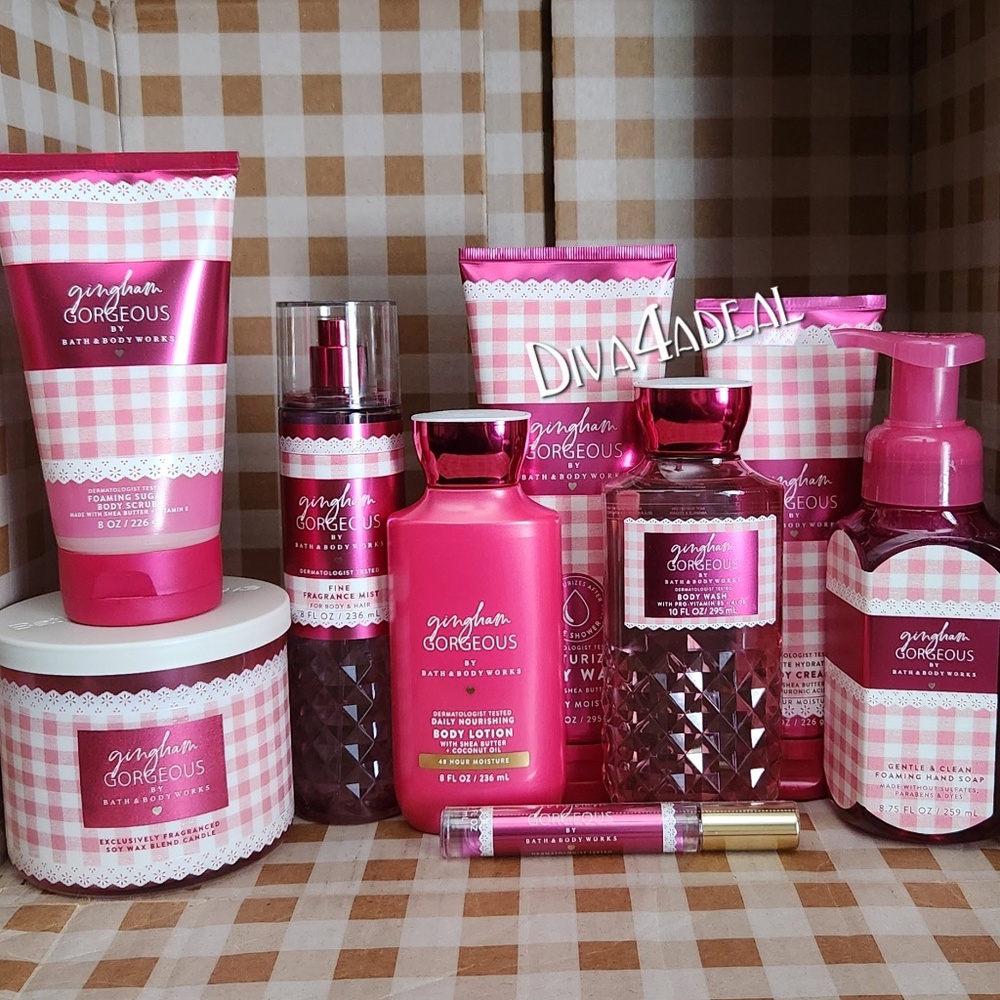 Bath & Body Works GINGHAM GORGEOUS 9PC Collection Bundle